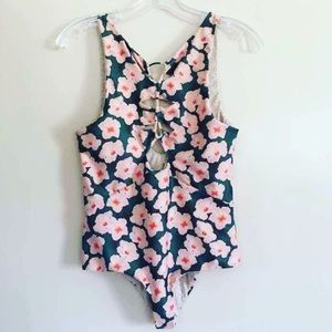 Acacia One Piece Print: Mahalo